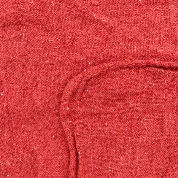 red shop towel